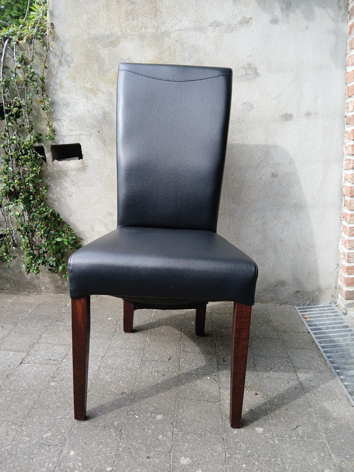 Living stoel antraciet zwart, Huis en Inrichting, Stoelen, Ophalen, Zwart