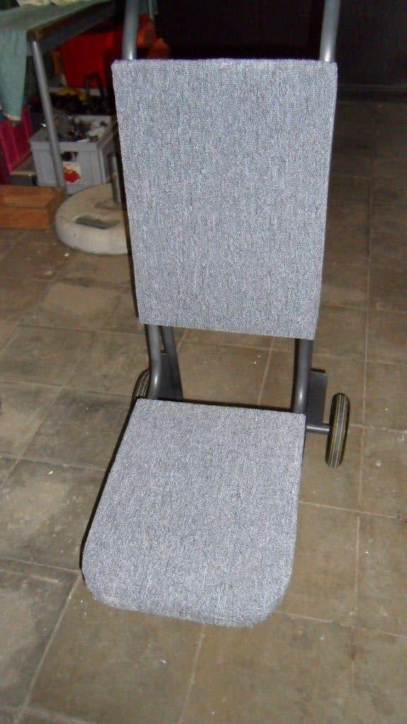 transportkar stapelstoelen, Doe-het-zelf en Bouw, Ophalen, Zo goed als nieuw, Transportkar