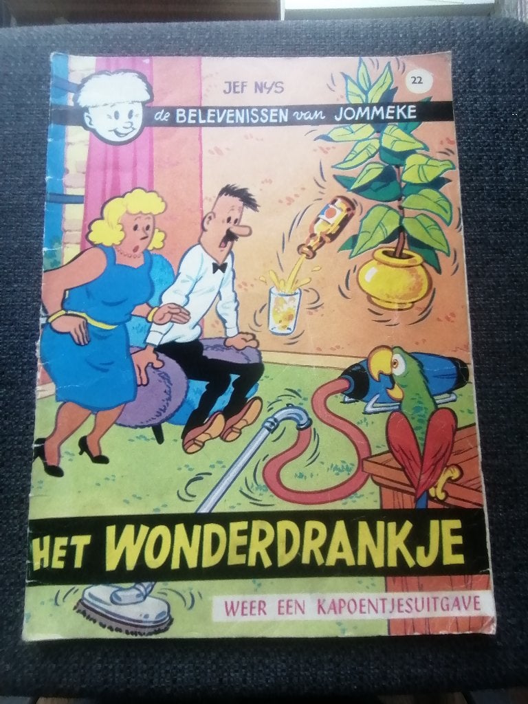 Jommeke album nr.22: Het wonderdrankje (aantal: 2), Boeken, Jef Nys., Meerdere stripboeken, Ophalen, Gelezen