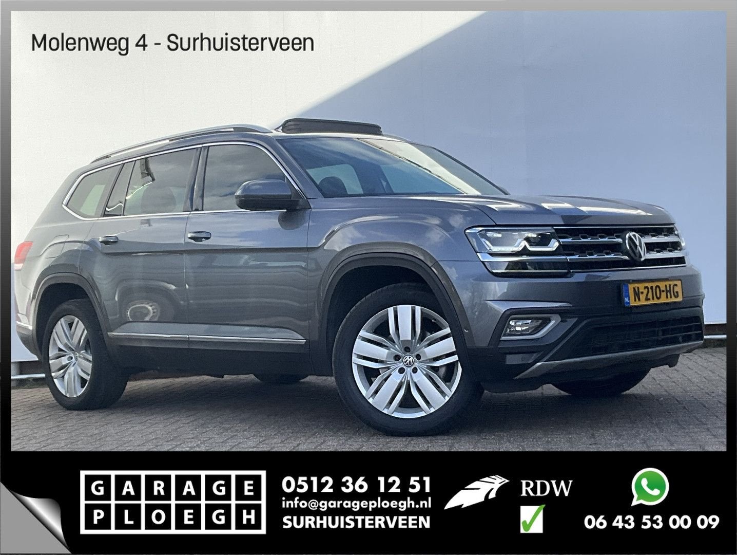 Volkswagen Tayron 3.6 VR6 277pk 7-Pers Pano Memory Stoelverw, Argent ou Gris, Achat, Automatique, MPV ou Monospace