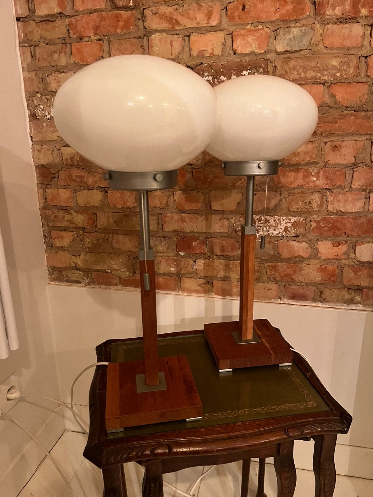 Lampes de table vintage IKEA Läreda — Années 80/90, Verre, Enlèvement, IKEA, Moderne