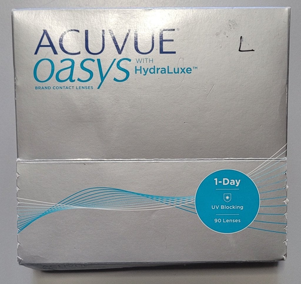 Daglenzen Acuvue Oasys with Hydraluxe -1.25, Handtassen en Accessoires, Ophalen of Verzenden, Zo goed als nieuw, Overige merken