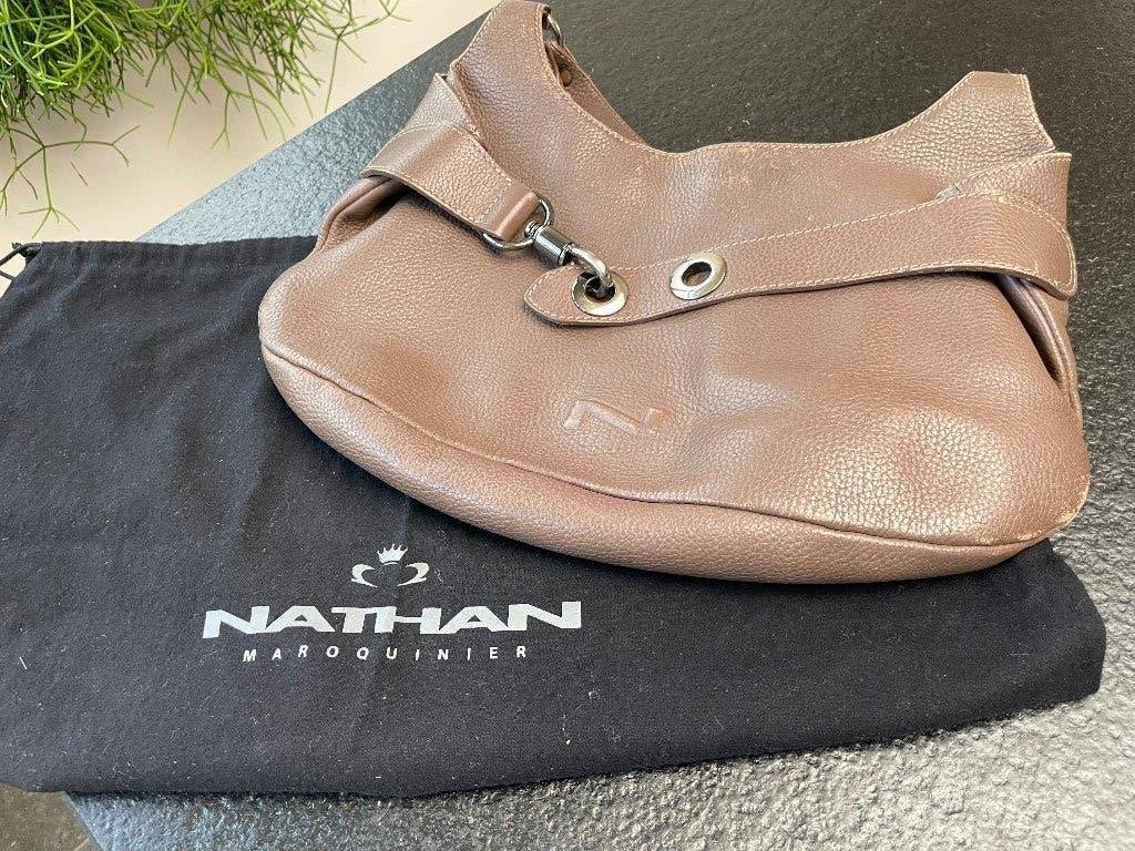 Handtas Nathan, Handtassen en Accessoires, Tassen | Damestassen, Verzenden, Gebruikt, Overige kleuren, Handtas