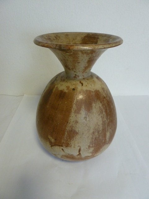 Keramiek/aardewerk vaas Edgard Aubry (Bouffioulx) 32cm 3.5kg, Antiquités & Art, Enlèvement