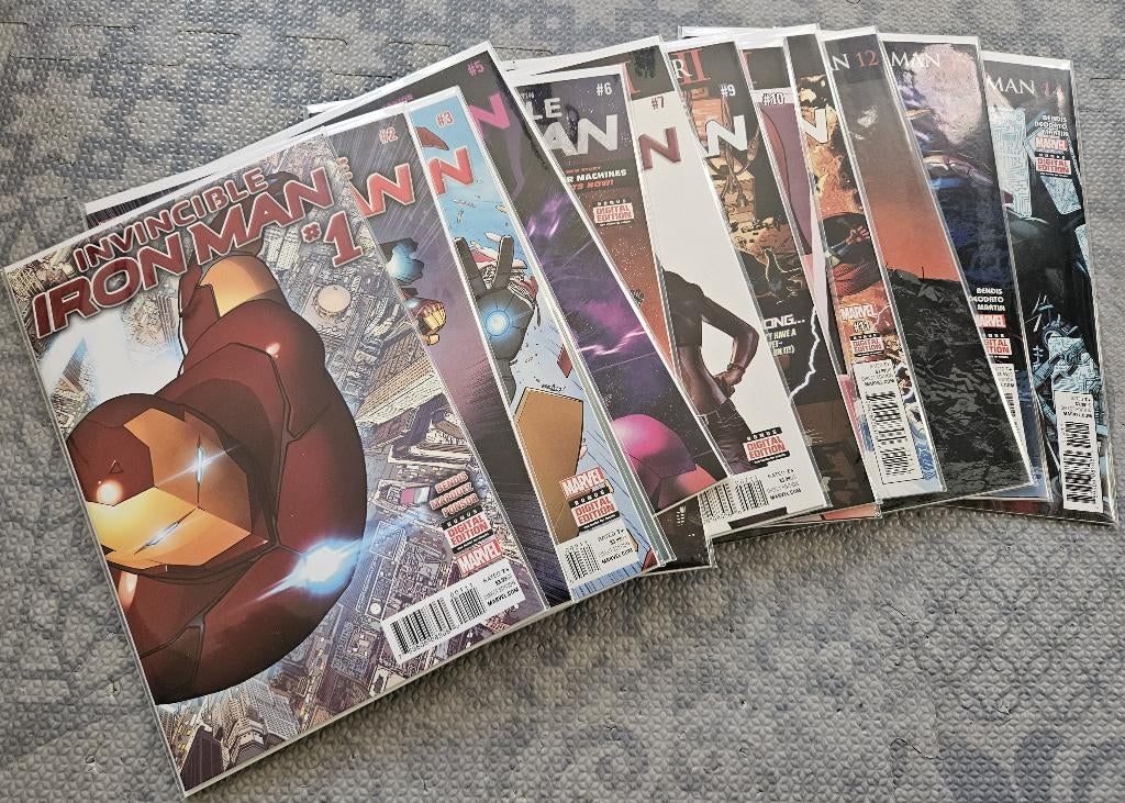 Invincible Iron Man (vol.3) #1-14 (2015 - completed), Boeken, Strips | Comics, Nieuw, Complete serie of reeks, Ophalen of Verzenden