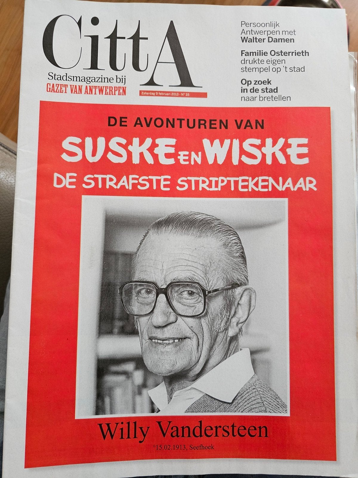 Willy Vandersteen Speciale editie, Boeken, Eén stripboek, Ophalen of Verzenden, Zo goed als nieuw