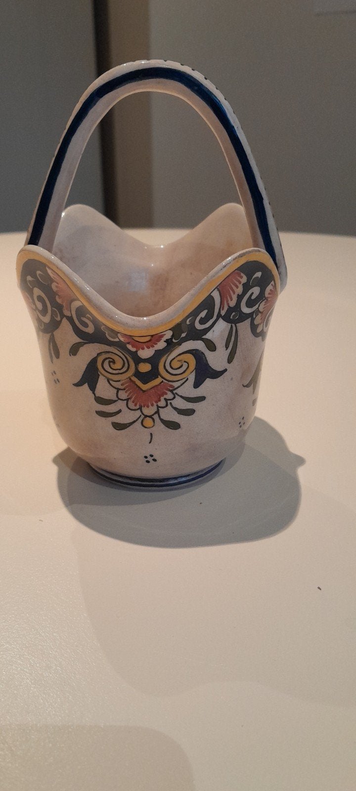 2 Porcelaines en  vieux Rouen, Antiek en Kunst, Ophalen of Verzenden