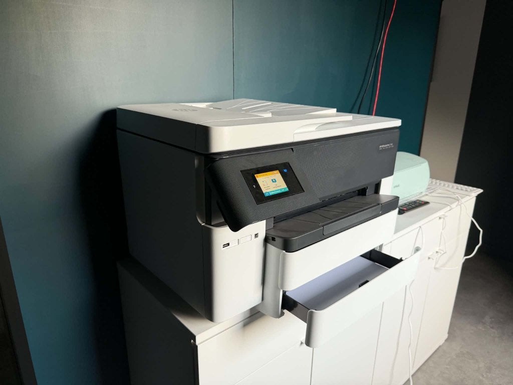 HP officejet pro 7740, Computers en Software, Printers, Ophalen, Inkjetprinter, All-in-one, Zo goed als nieuw