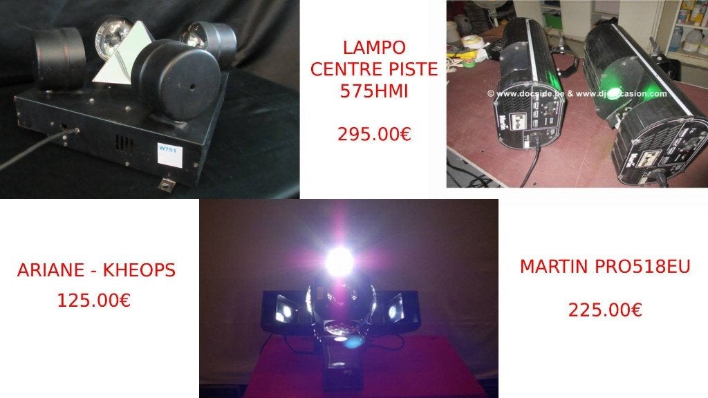 Différent jeu de Lumière, Enlèvement, Utilisé