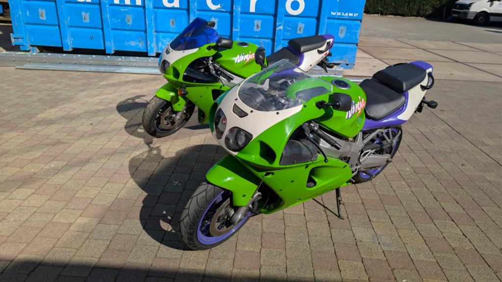 Kawasaki ninja ZX7R (2motos), Motos, Enlèvement