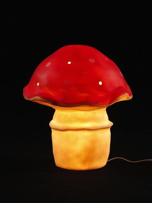 Champignon Hakko Vintage, Maison & Meubles, Lampes | Lampes de table, Enlèvement, Utilisé, 25 cm, Vintage