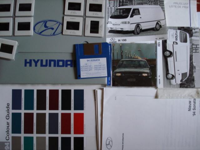 Hyundai Sonata H 100 H100 1994 Persmap Farde de presse Press, Envoi, Utilisé, Autres marques