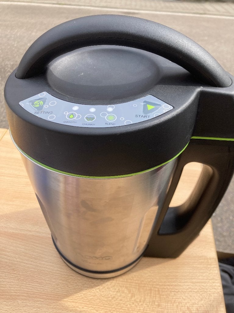 Soepmaker Domo 1,6 liter - 3 programma's - blender, Ophalen, Zo goed als nieuw, Soepmaker