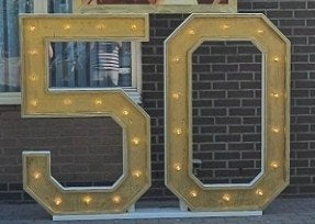Te huur 50 met verlichting., Enlèvement