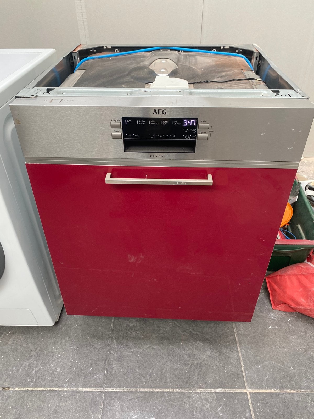 Inbouw vaatwas aeg, Elektronische apparatuur, Ophalen, Gebruikt, Inbouw