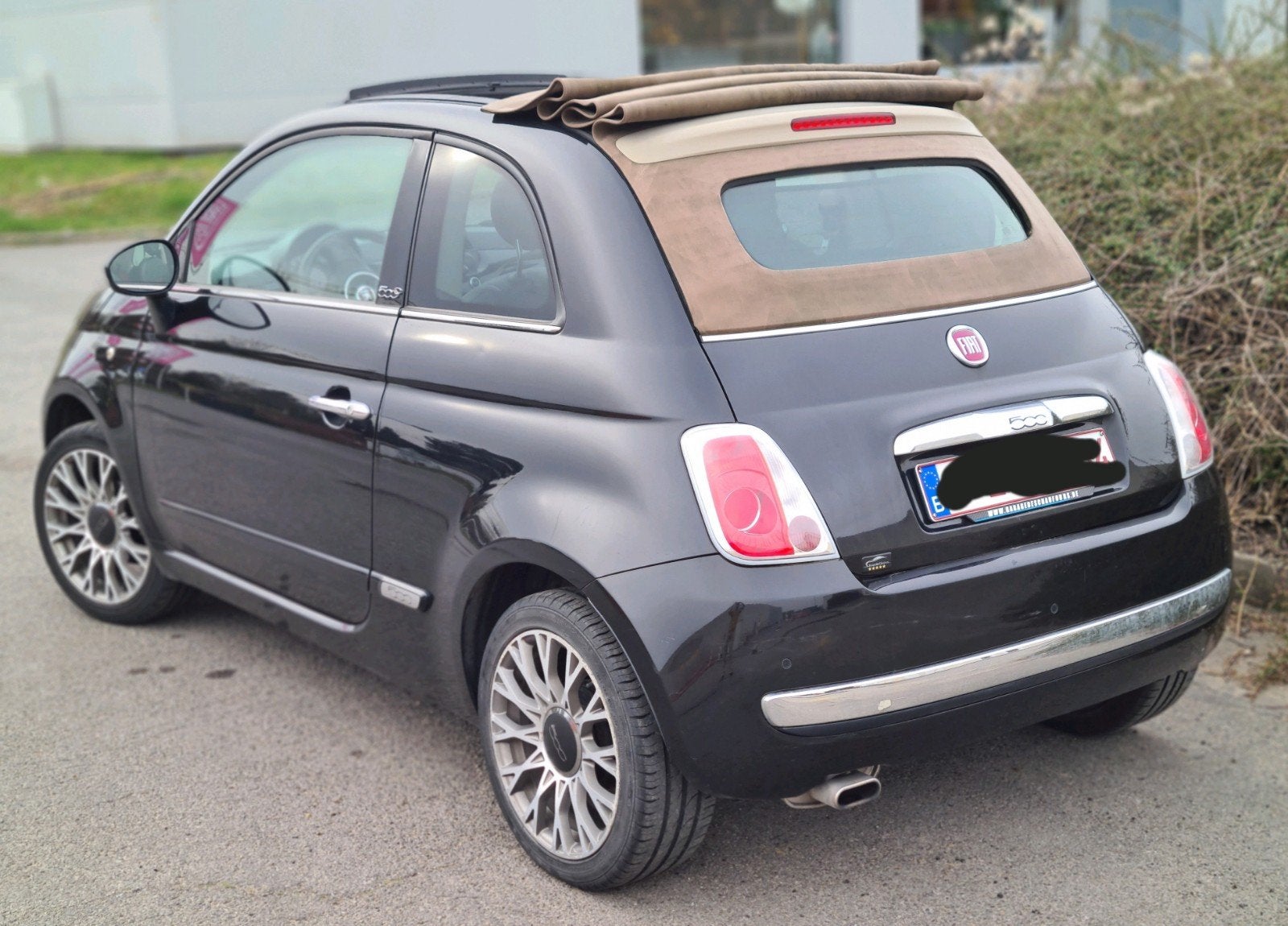 fiat 500 cabrio 12ess 2014.170mkm cuir rouge ctok 5400€, Autos, Fiat, Cuir, Euro 5, Achat, Cabriolet