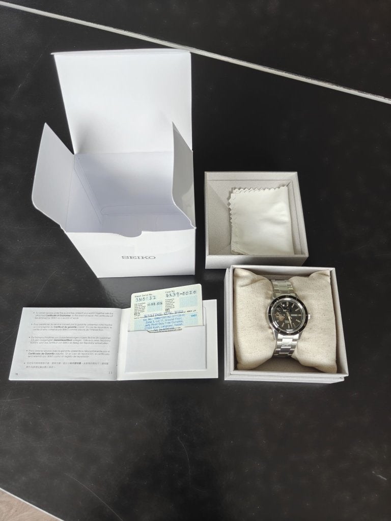 SEIKO PRESAGE automatic herenhorloge, Bijoux, Sacs & Beauté, Montres | Hommes, Seiko, Enlèvement ou Envoi, Acier, Acier