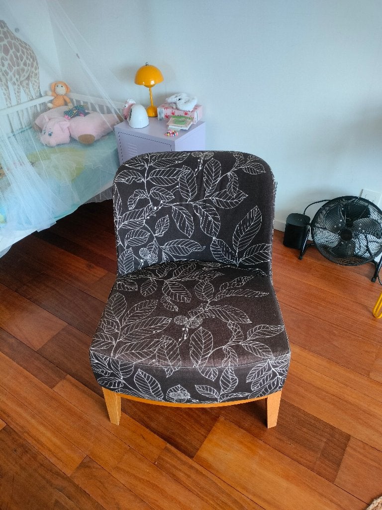 Eenzit, Huis en Inrichting, Fauteuils, Ophalen, Gebruikt, 75 tot 100 cm, Stof