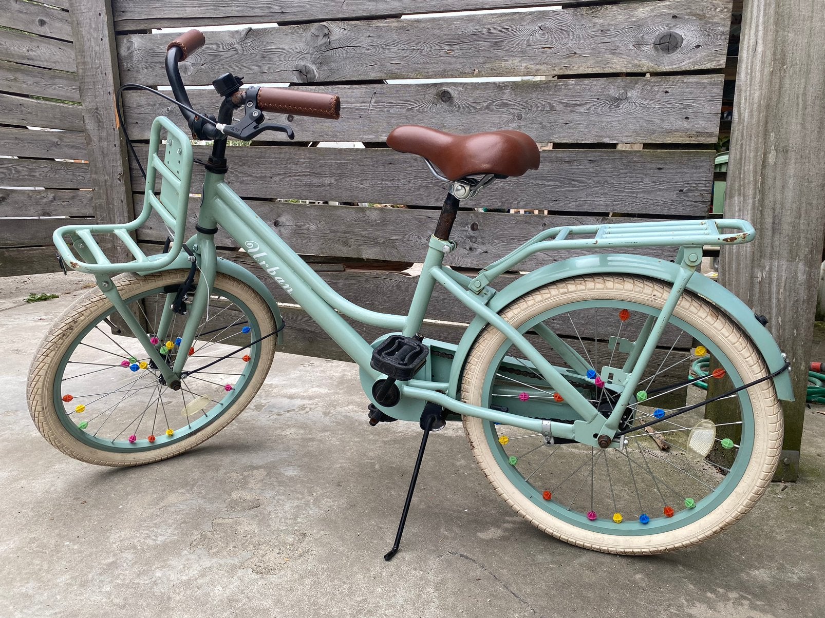 Kinderfiets Spirit - Urban transporter (torpedo) 20 inch, Fietsen en Brommers, Ophalen, Zo goed als nieuw, Terugtraprem, 20 inch