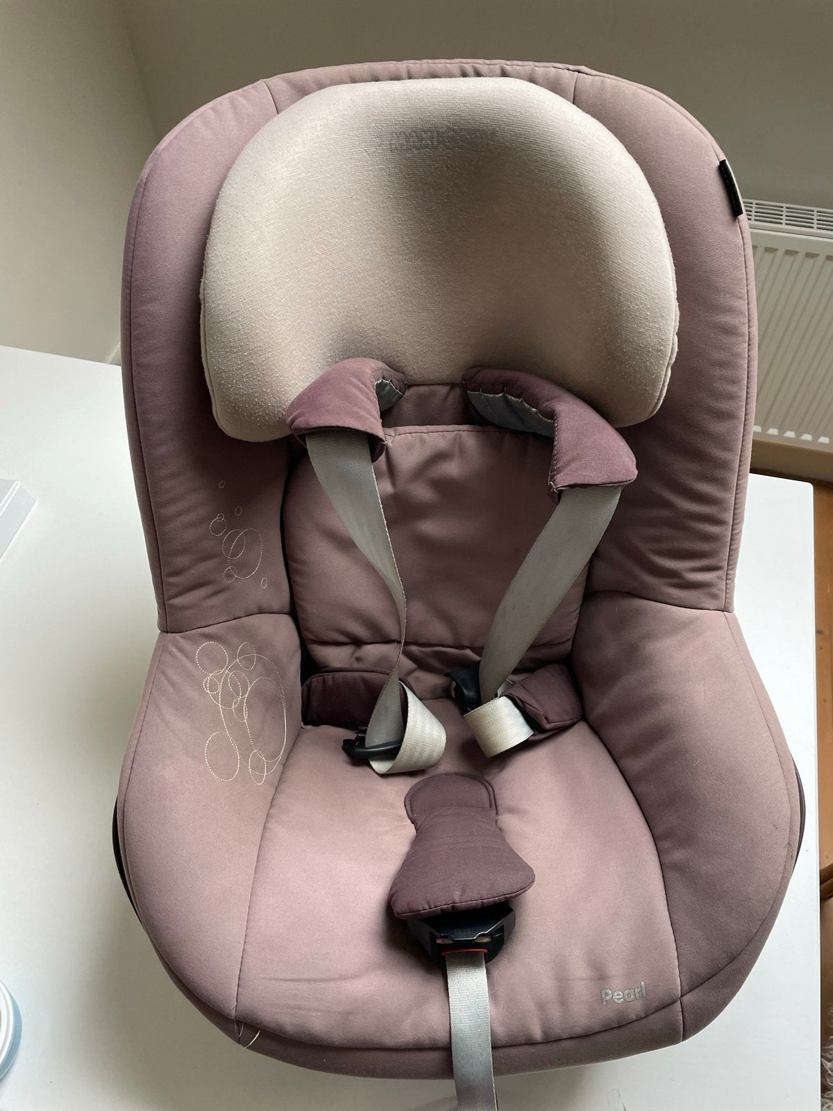 Maxi-Cosi Pearl - kleur earth brown - 9/18kg, Ophalen, 9 t/m 18 kg, Slaapstand, Zo goed als nieuw