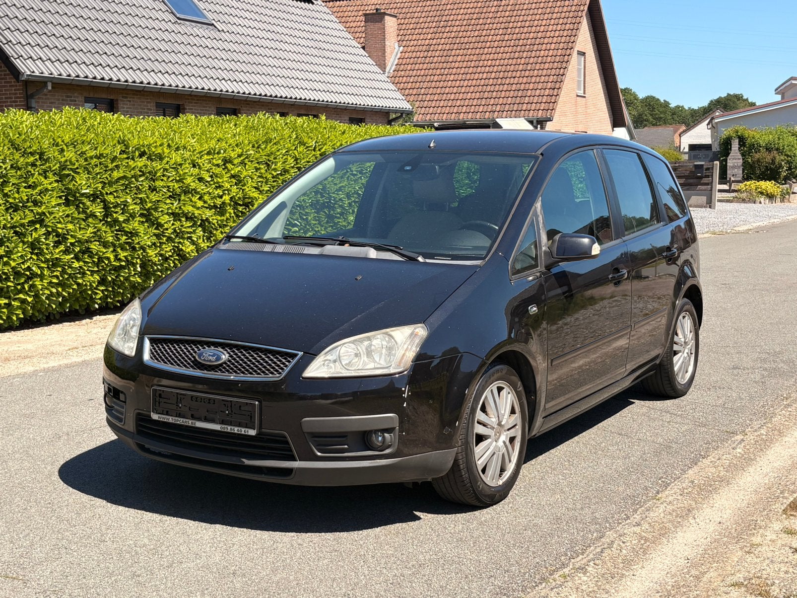Ford C-max 1.8tdci*GekeurdVoorVerkoop*, Autos, Cuir, Achat, Beige, Boîte manuelle