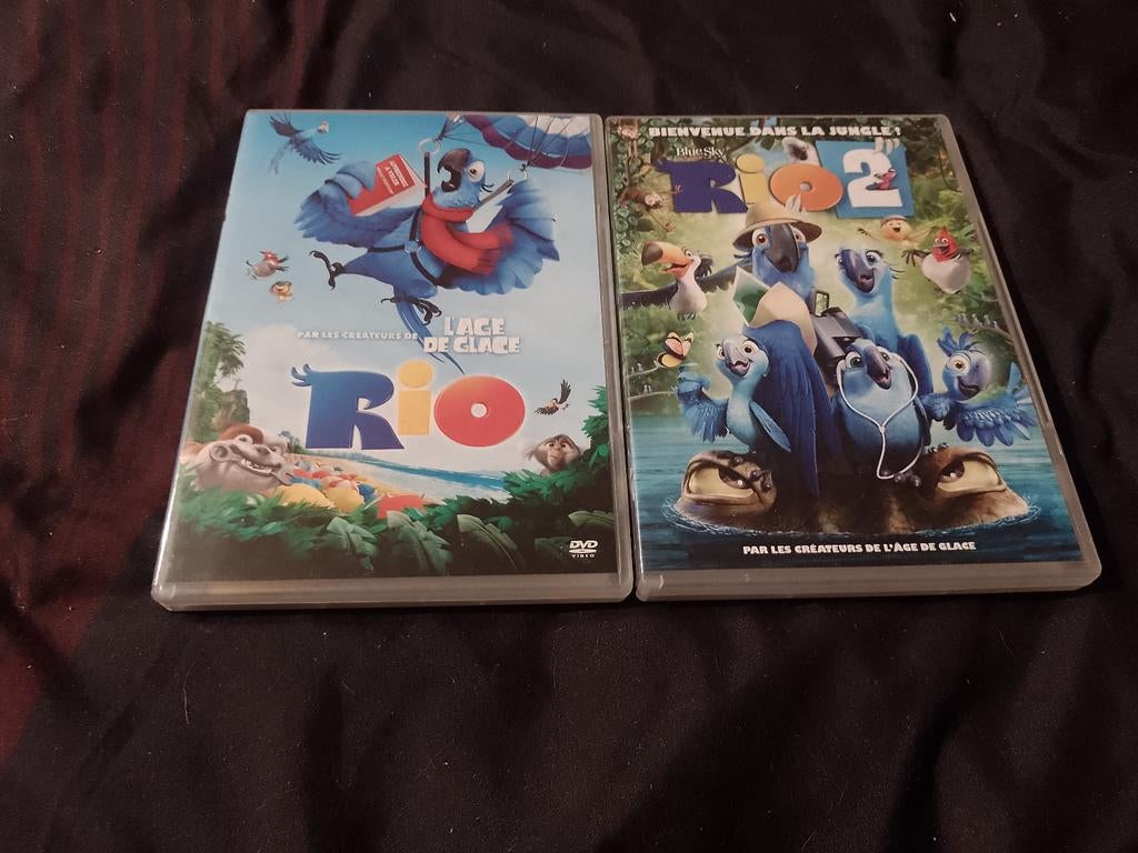 A vendre en DVD dessin animé Rio 1 et 2, CD & DVD, DVD | Films d'animation & Dessins animés, Comme neuf, Américain, Tous les âges