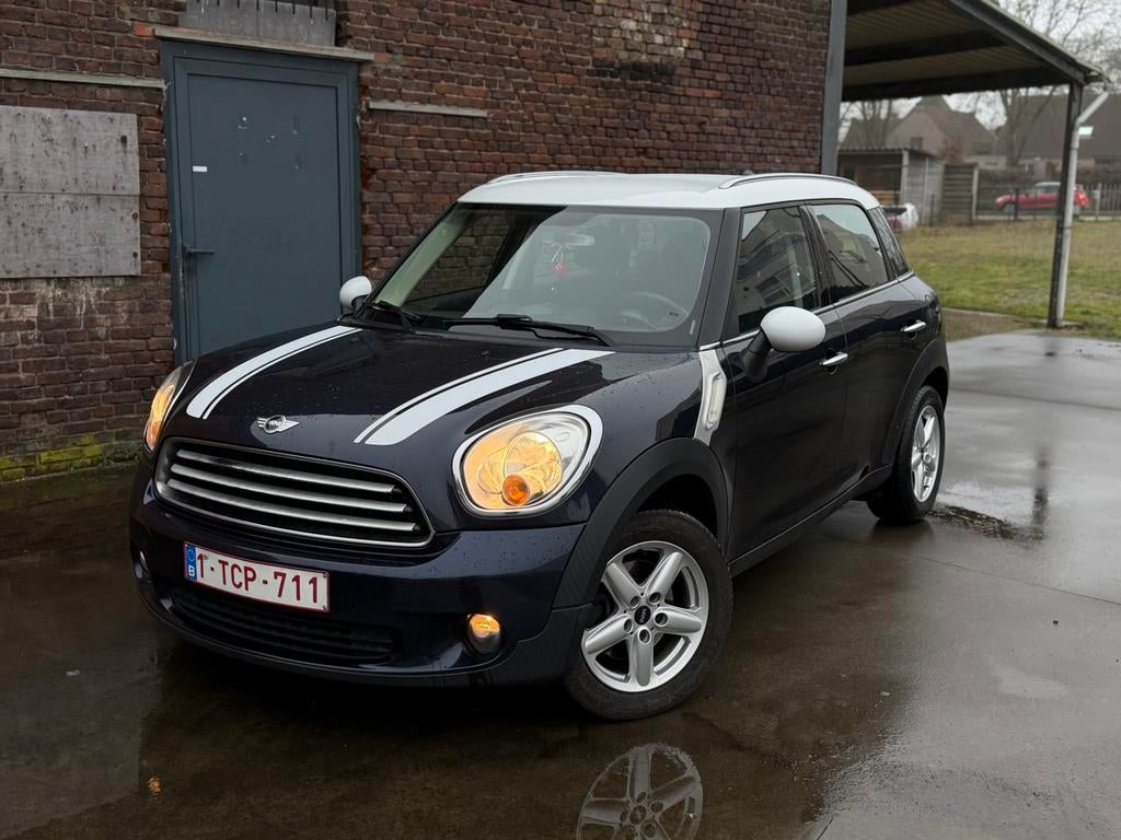 Mooie Mini Cooper Countryman 1.6 Diesel, Auto's, Voorwielaandrijving, Euro 5, Countryman, Wit