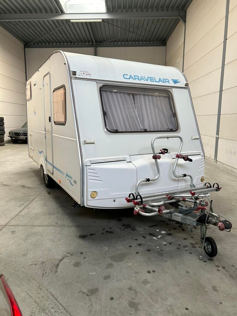 Caravan caravelair stapelbedden, Standaardzit, 750 - 1000 kg, 4 tot 5 meter, Omvormbare zithoek