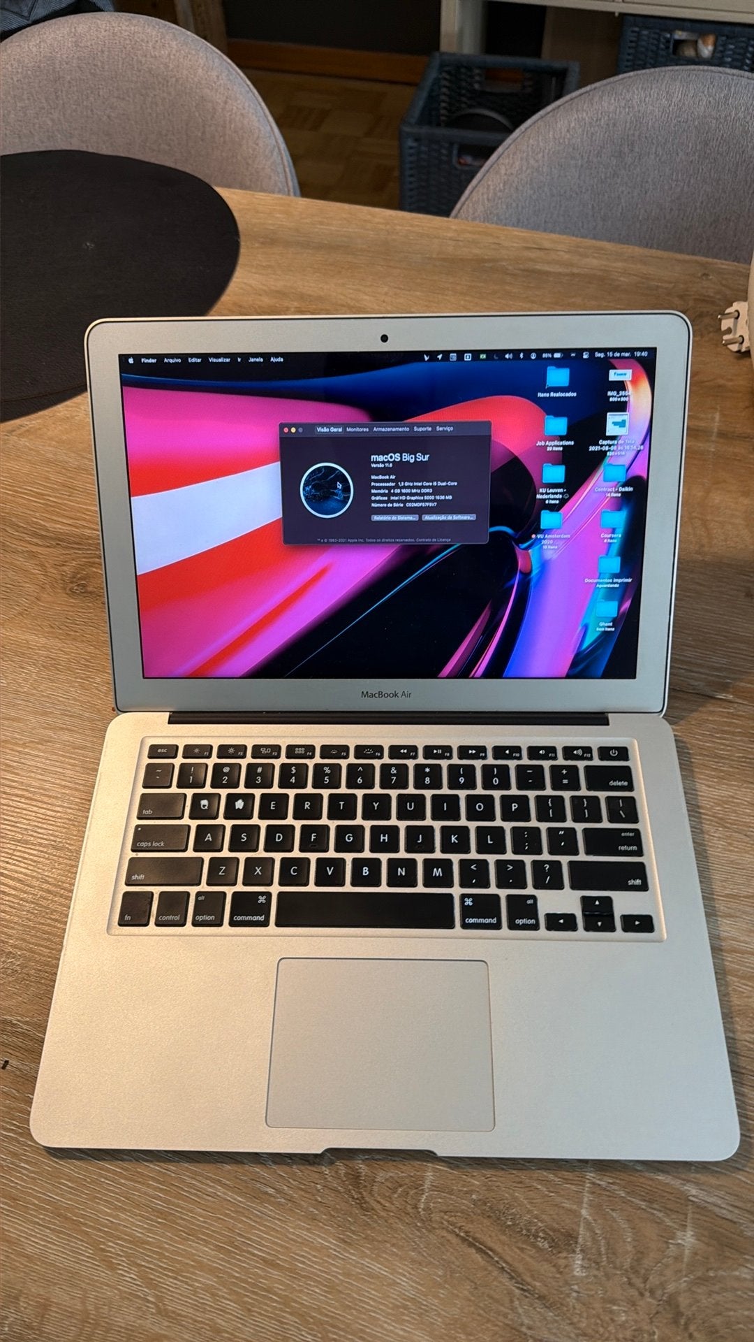 MacBook Air 13-inch (Mid 2013) – Ideaal voor basistaken, Computers en Software, Gebruikt, Qwerty, 13 inch, Ophalen of Verzenden