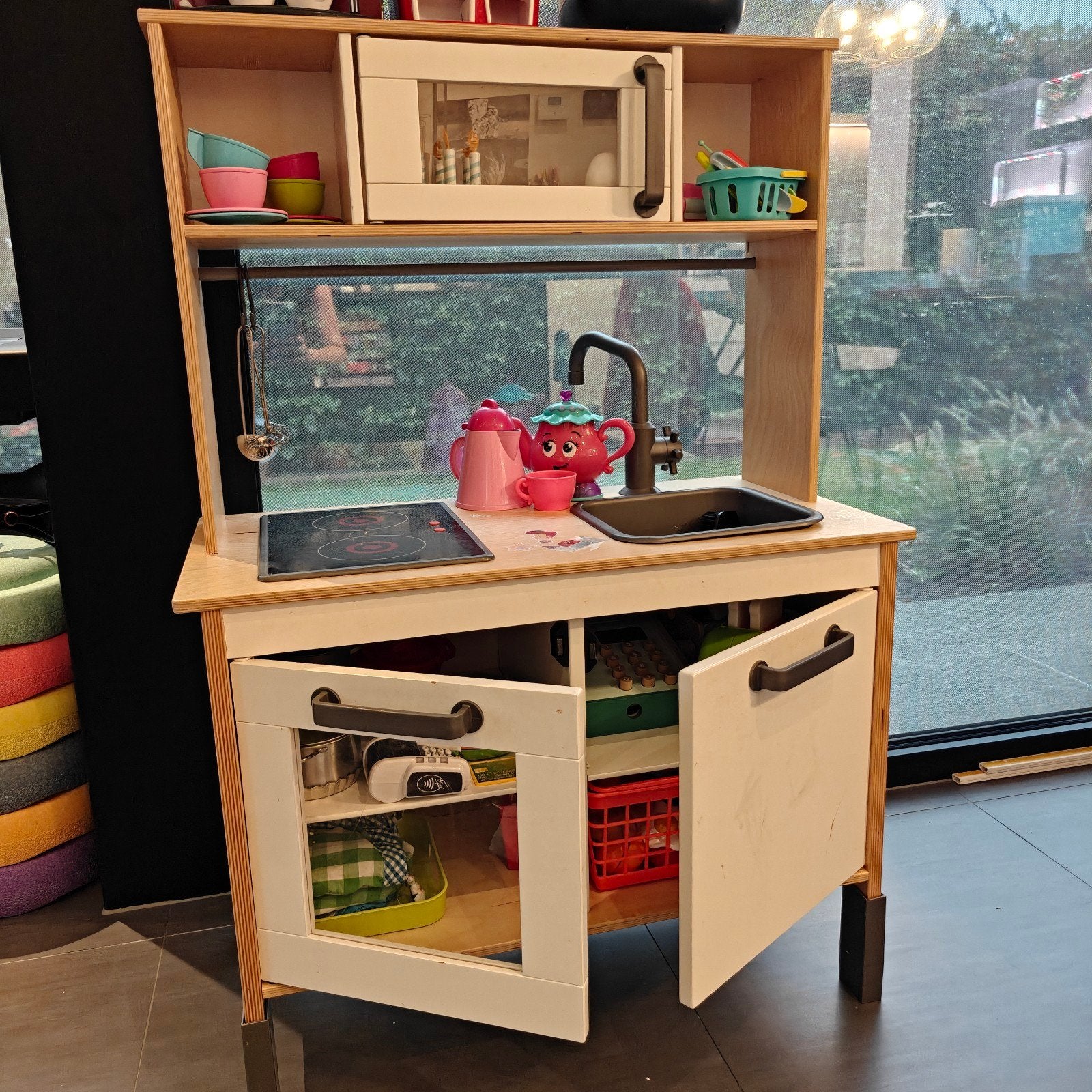 Speelkeukentje Ikea met veel extra's, Ophalen, Gebruikt, Hout