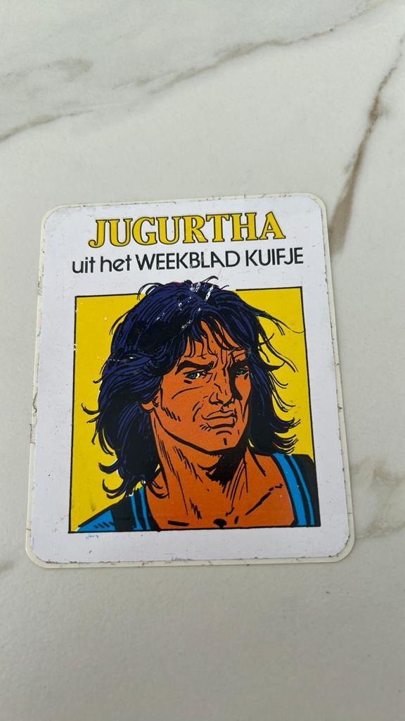 Jugurtha sticker weekblad kuifje, Enlèvement ou Envoi, Tintin, Utilisé