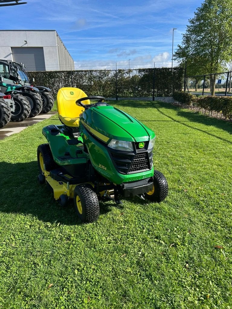 John Deere X354 zitmaaier, Zo goed als nieuw, Elektrische starter, 120 cm of meer, Ophalen
