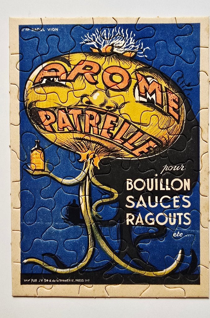 PATRELLE  – Puzzle Publicitaire – Adv. Jig-Saw – Oignon n17, Enlèvement ou Envoi, Utilisé, Panneau publicitaire