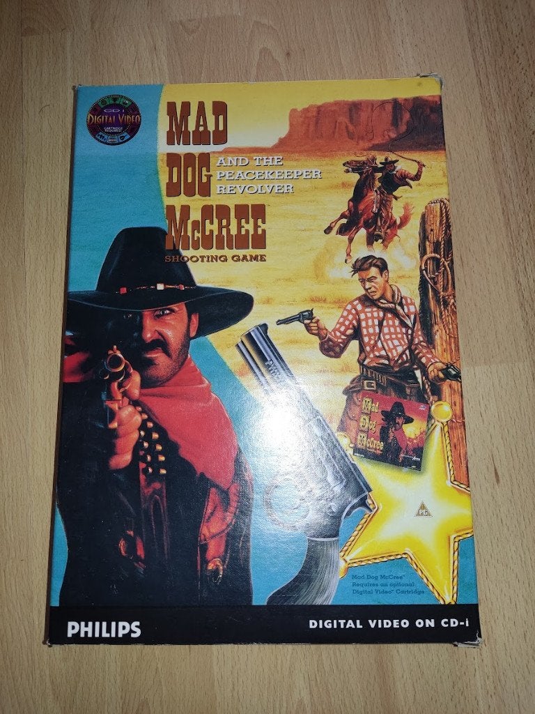 Philips CD-i « Revolver Mad Dog McCree & Peacekeeper », Shooter, Enlèvement ou Envoi, 1 joueur, Virtual Reality