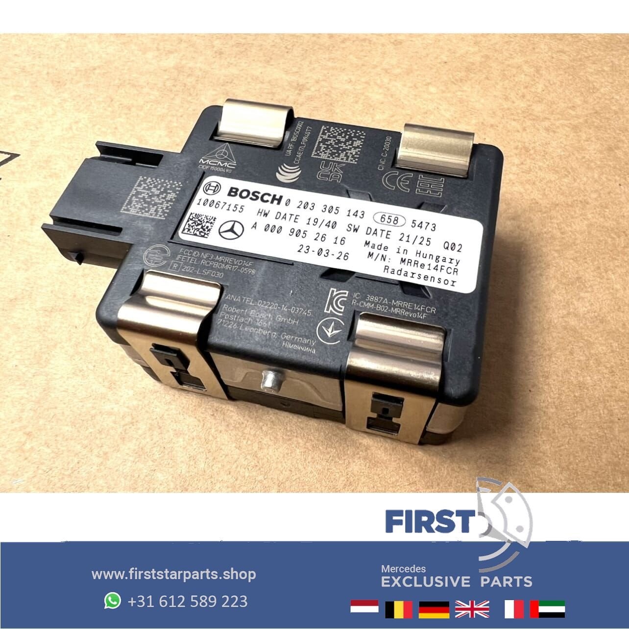 A0009052616 W177 C118 H247 X247 W247 afstand radar sensor A0