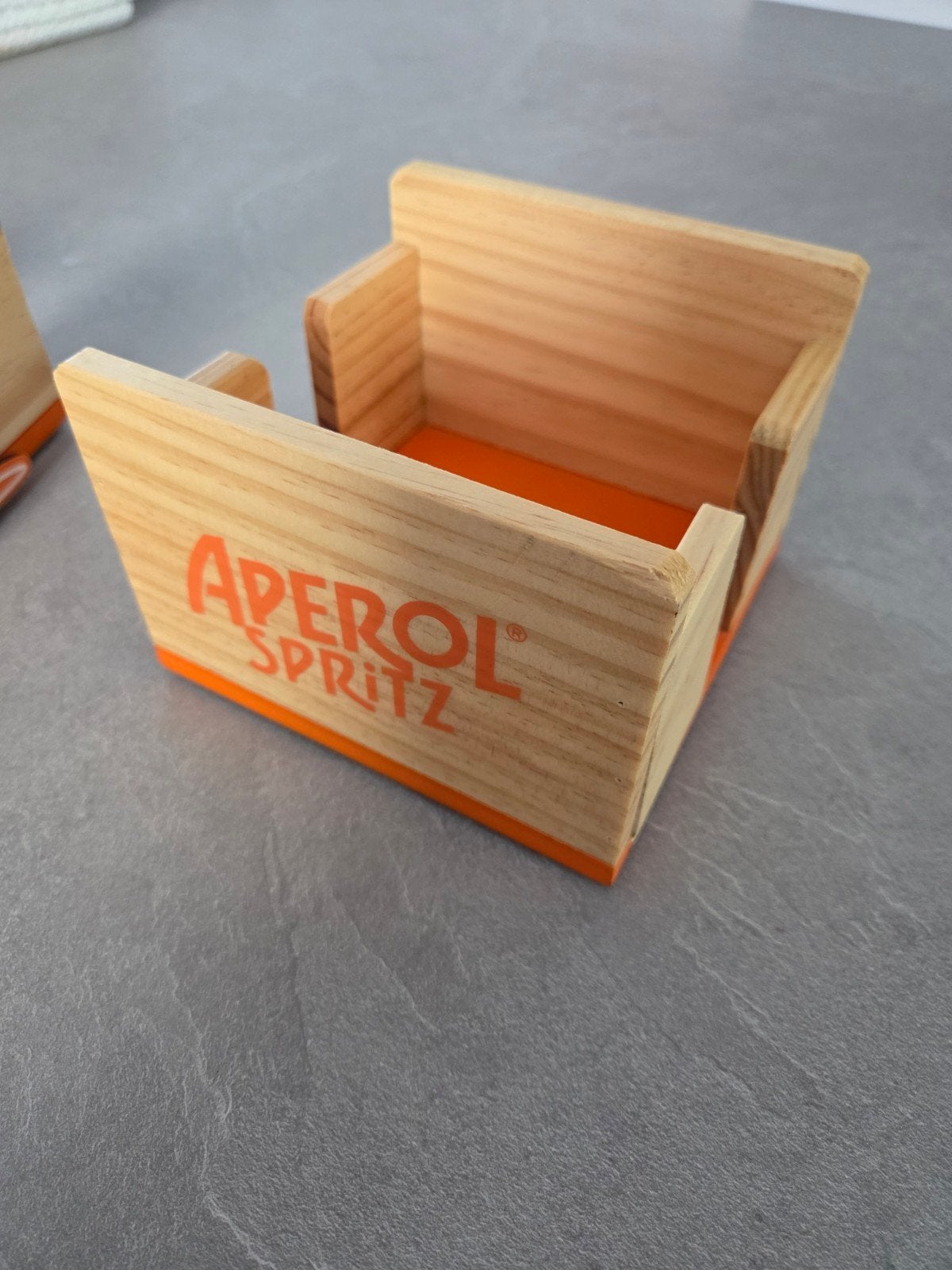 Set van 3 Aperol Spritz servetdispensers, Verzamelen, Ophalen of Verzenden, Zo goed als nieuw, Gebruiksvoorwerp