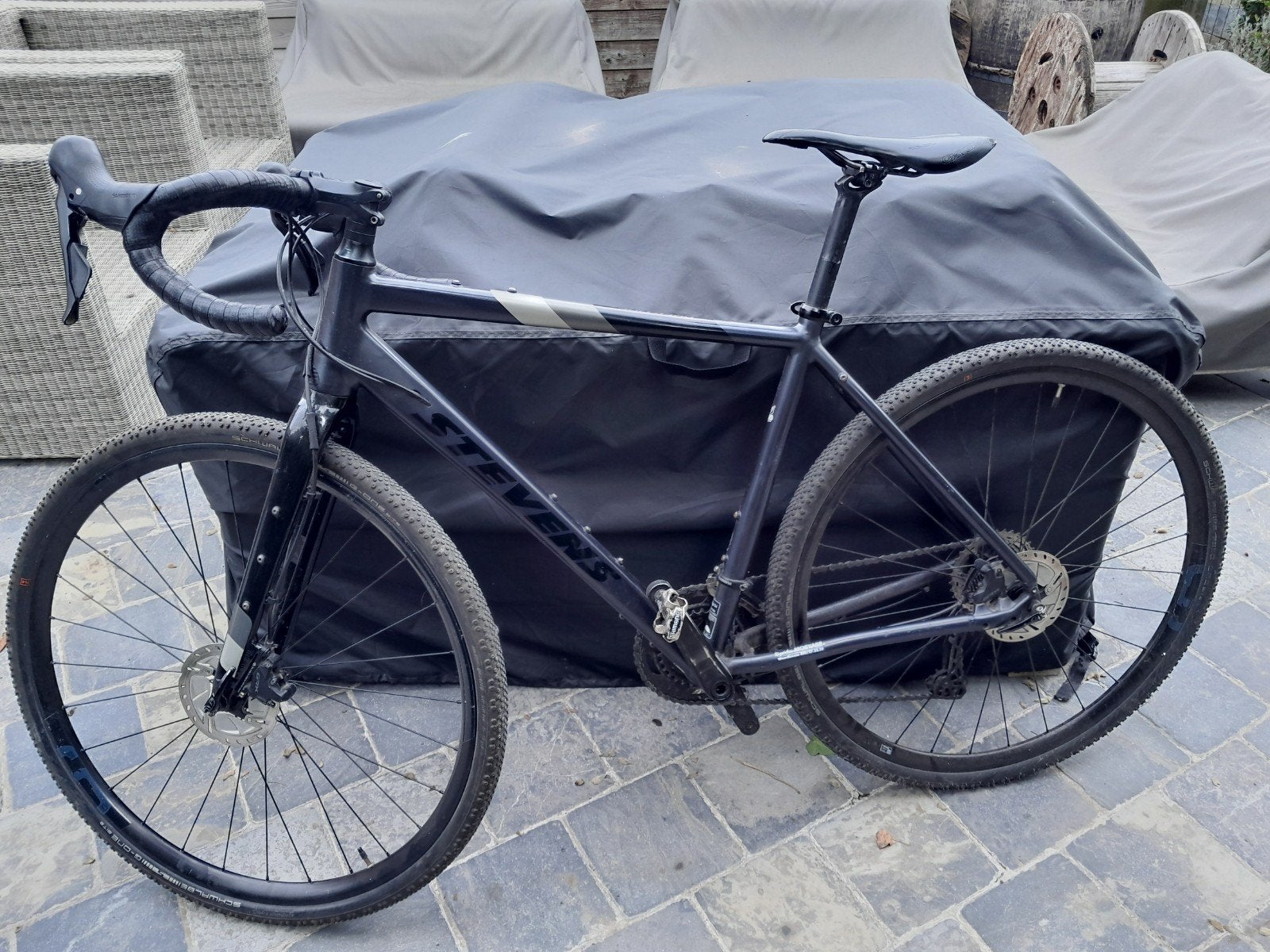 gravelfiets Stevens Prestige, Fietsen en Brommers, Gebruikt, Meer dan 20 versnellingen, Schijfrem, 53 tot 57 cm
