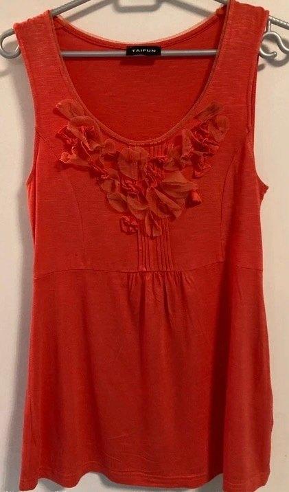 "Taifun " koraal kleurig t.shirt zonder mouwen -Large, Kleding | Dames, Maat 42/44 (L), Ophalen of Verzenden, Zo goed als nieuw