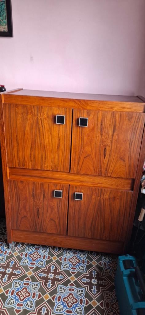 meuble vintage en placage de palissandre, Enlèvement