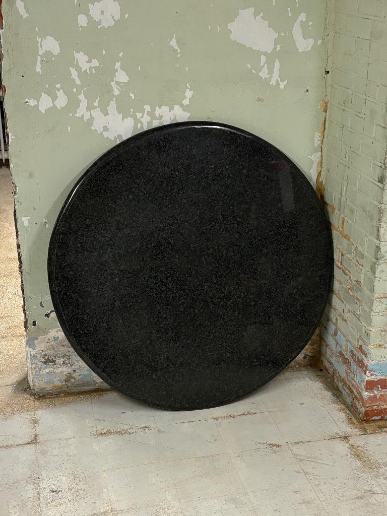Rond granieten tafelblad, Ophalen, 50 tot 100 cm, Rond, 50 tot 100 cm