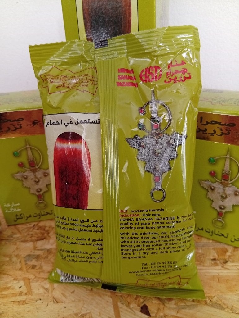 Henne pour cheveux TAZARINE 100g, Bijoux, Sacs & Beauté, Enlèvement, Neuf, Soin des cheveux ou Soin réparateur des cheveux