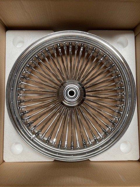 originele nieuwe rvs 52 spokes 18", Motoren, Ophalen, Nieuw