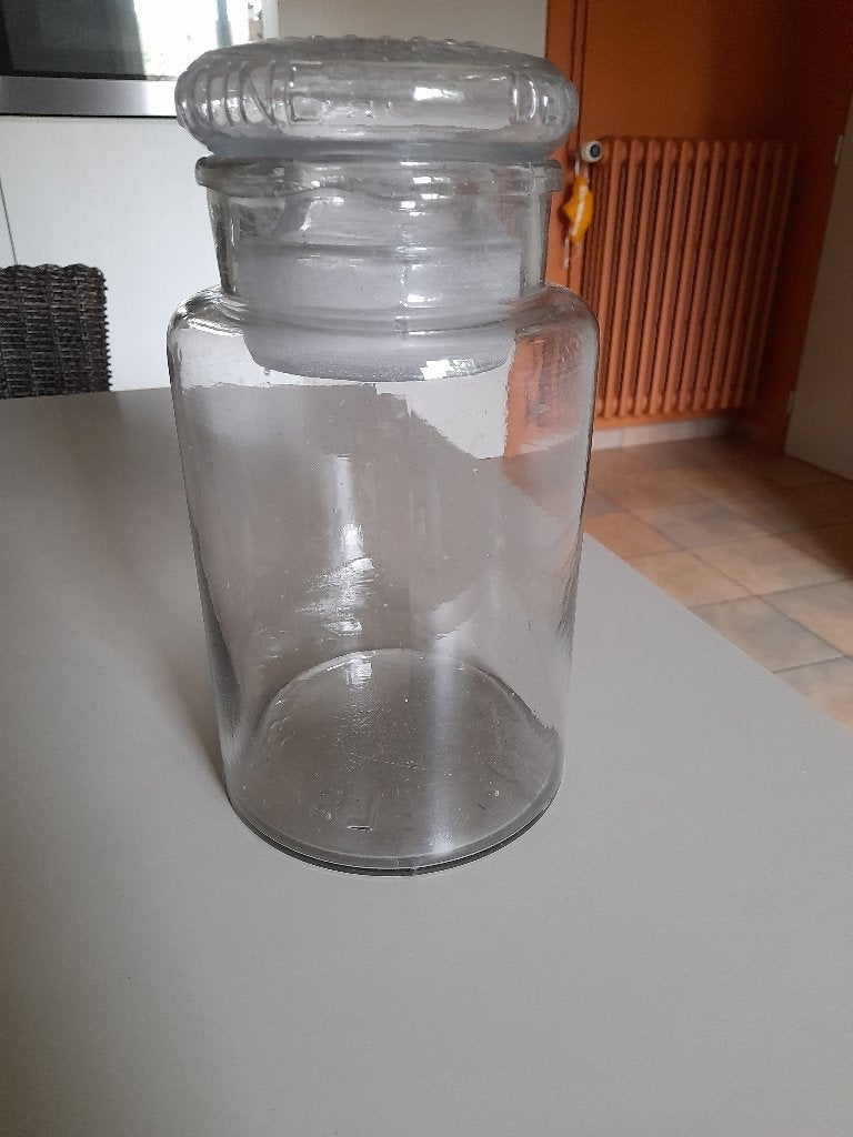 Vintage bocaal met deksel., Ophalen