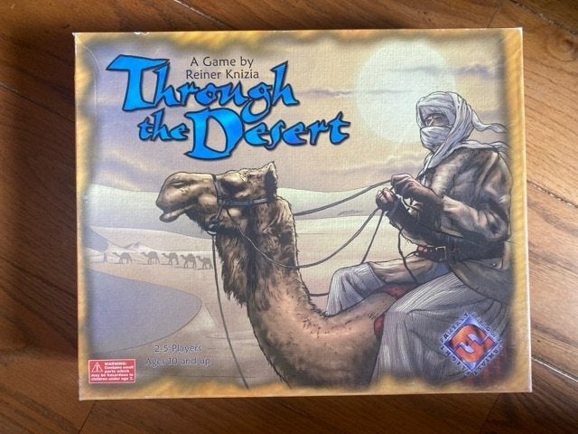 THROUGH THE DESERT - geweldig spel van Reiner Knizia, Hobby en Vrije tijd, Gezelschapsspellen | Bordspellen, Verzenden
