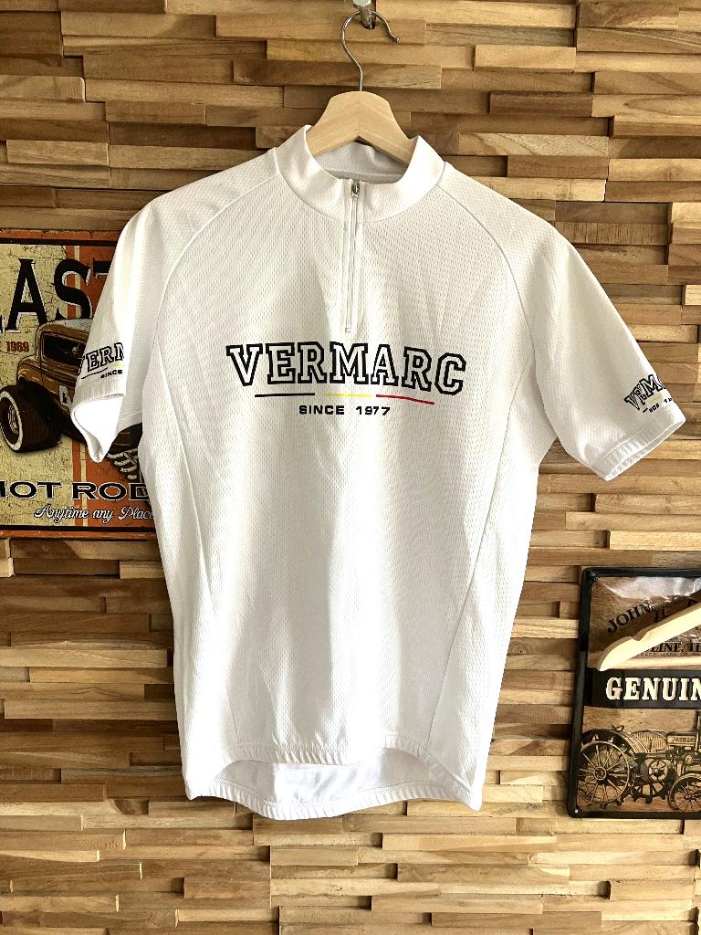 fietstrui wielertrui koerstrui wit maat 3 medium, Gebruikt, Ophalen of Verzenden, Vermarc, Bovenkleding