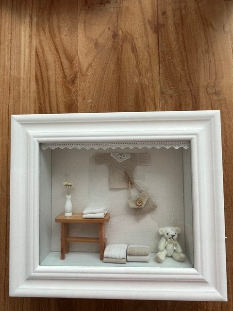 Muurdecoratie kinderkamer wit, Ophalen of Verzenden, Zo goed als nieuw, Wit, Wanddecoratie
