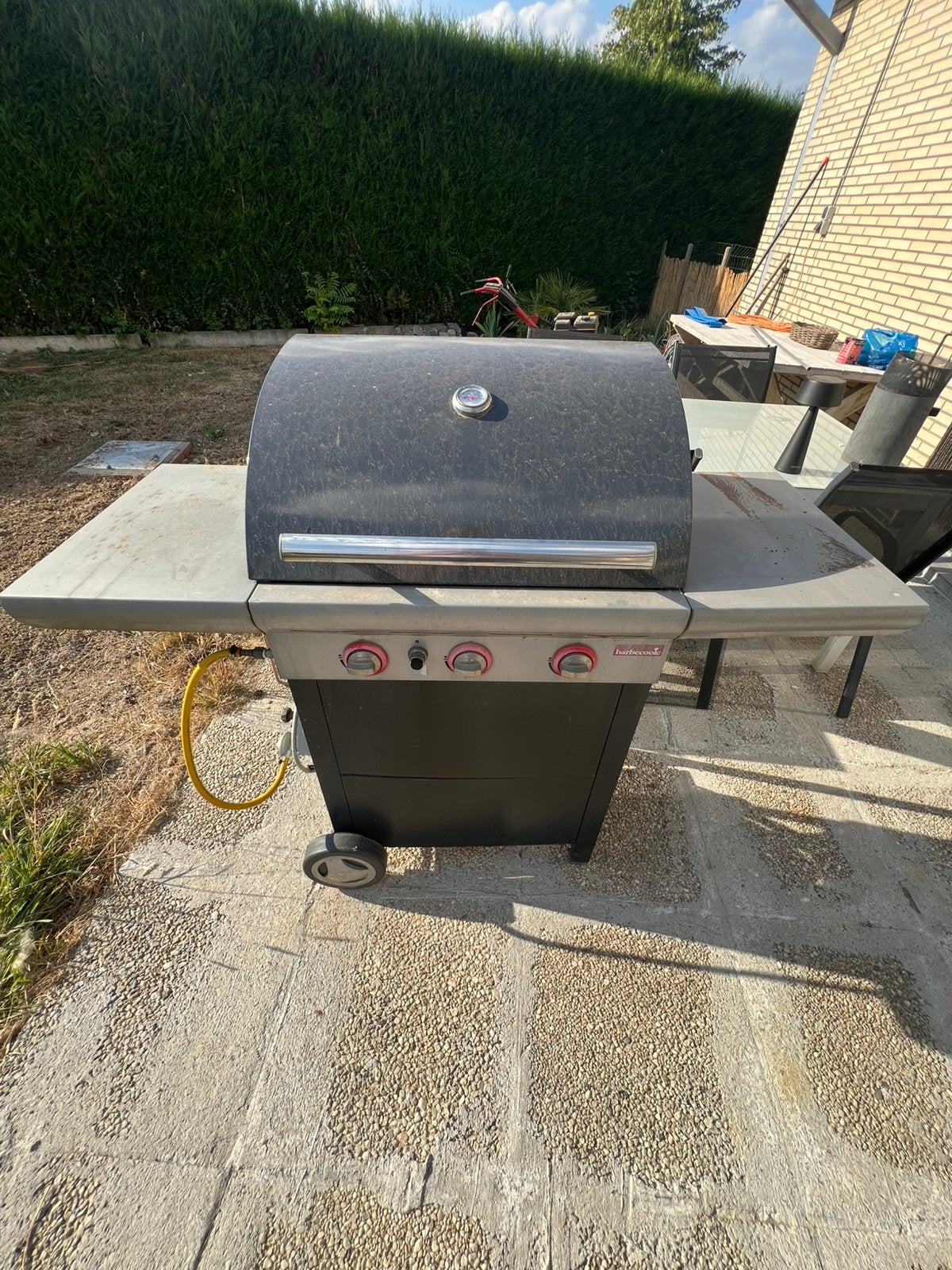 Gas bbq te koop., Enlèvement, Utilisé
