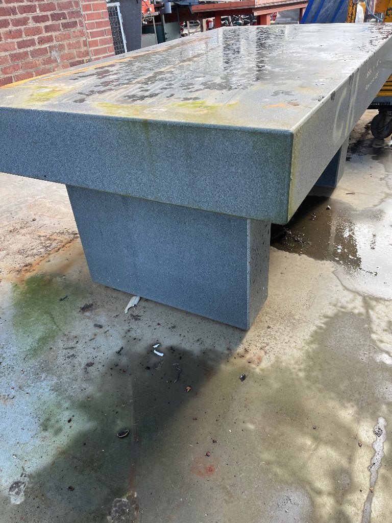 Marmeren tafel, Huis en Inrichting, Ophalen, Gebruikt, Rechthoekig