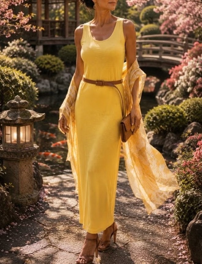 Jurk Ibiza, Kleding | Dames, Maat 38/40 (M), Geel, Made in Ibiza, Nieuw