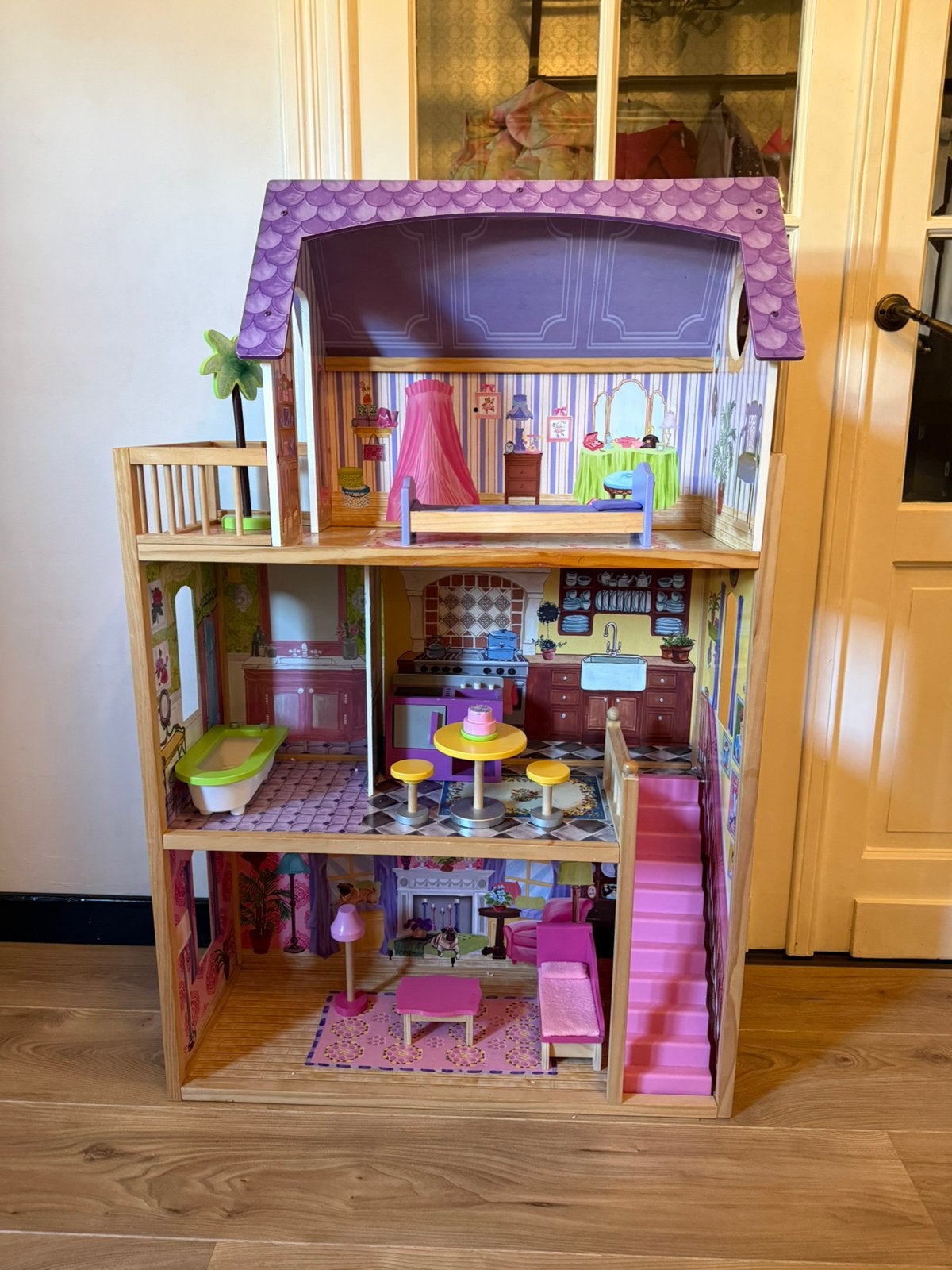 KidKraft Kayla huis voor barbie, Kinderen en Baby's, Speelgoed | Poppenhuizen, Ophalen, Zo goed als nieuw